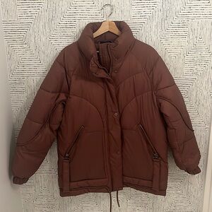 Quilted puffer; light-medium weight